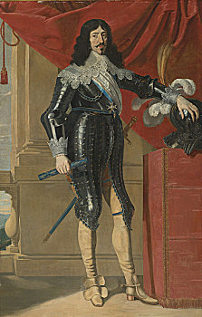 头像,路易八世,法国,第一,一半,17世纪,艺术家