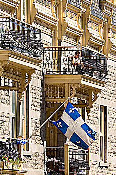 魁北克旗,特色,建筑,蒙特利尔,魁北克,加拿大