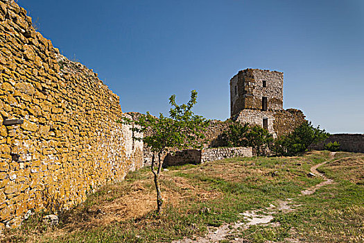 罗马尼亚,多瑙河,三角洲,遗址,要塞,15世纪