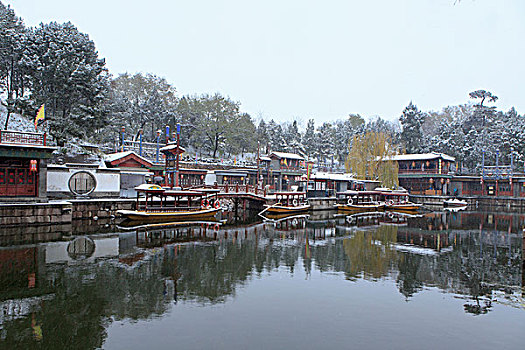 颐和园雪景