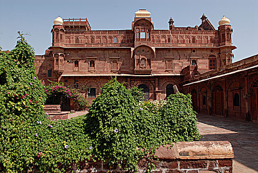 堡垒,拉贾斯坦邦,北印度,印度,亚洲