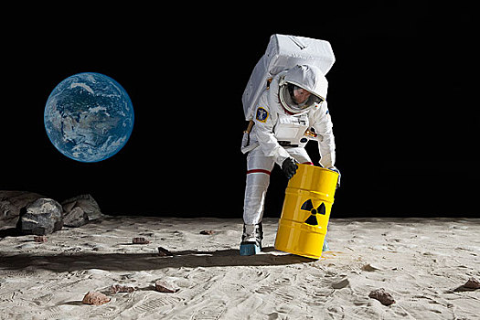 宇航员,桶,有毒,材质,月亮,表面