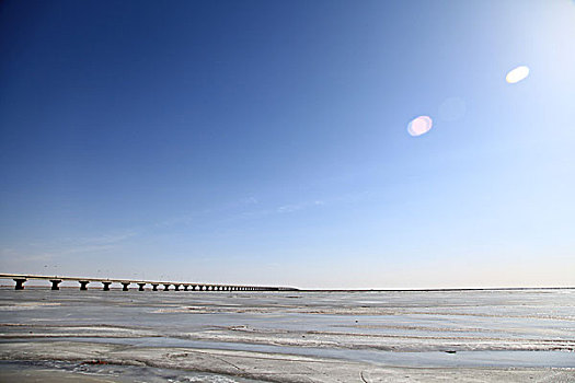 冬季内蒙古黄河