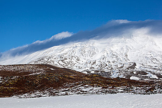 雪,火山地貌,半岛,冰岛