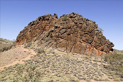 石头,土著,东方,山脉,北领地州,澳大利亚