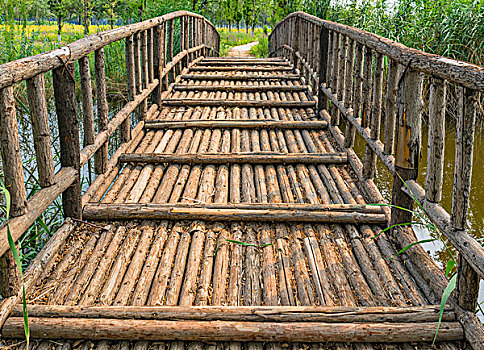 木质桥梁