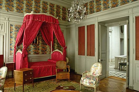 香槟,城堡,室内,18世纪,仪式,房间