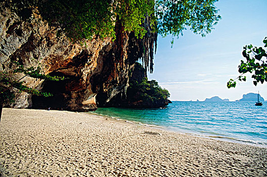 海滩,泰国