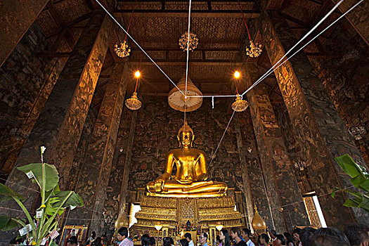 佛,庙宇,曼谷,泰国