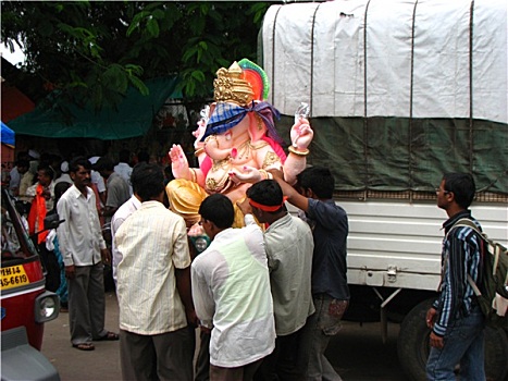 象神甘尼夏,节日,印度
