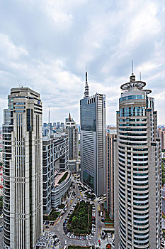 上海金融区城市建筑