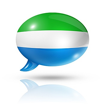 塞拉利昂,旗帜,对话气泡框