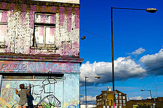 街头艺术,伦敦,英国