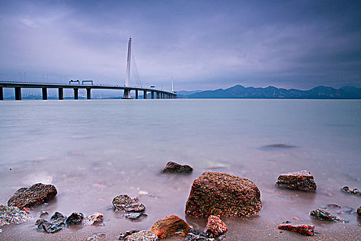 中国广东深圳湾风光