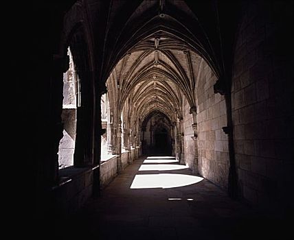 走廊,大教堂,卡奥尔,法国