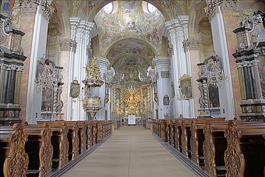 室内,大教堂,格拉茨,施蒂里亚,奥地利