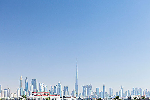 迪拜,天际线
