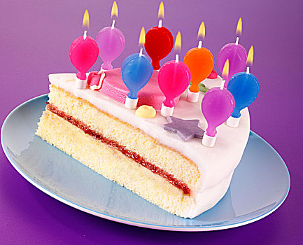 生日蛋糕,蜡烛
