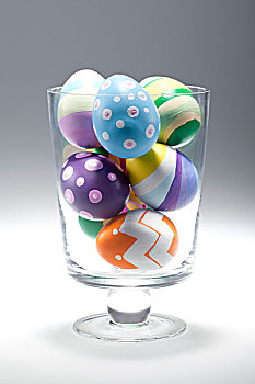 彩色,复活节彩蛋,玻璃