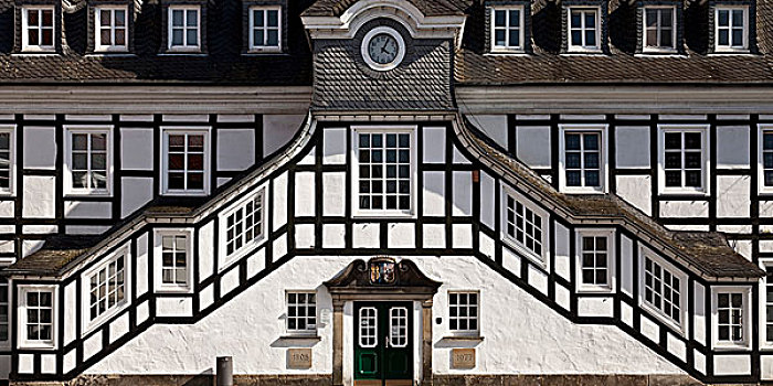 历史,市政厅,北莱茵威斯特伐利亚,德国,欧洲