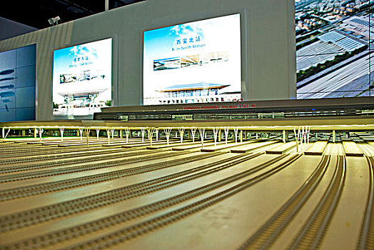 上海火车站模型