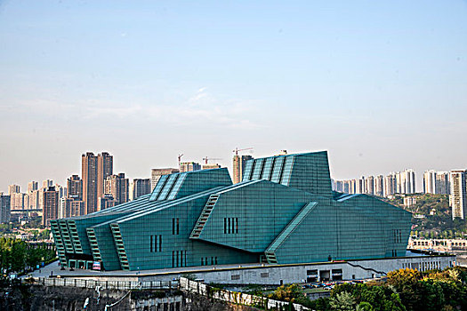 重庆江北嘴中央商务区重庆大剧院