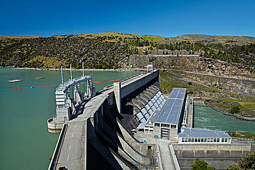 水电,坝,中心,奥塔哥,南岛,新西兰