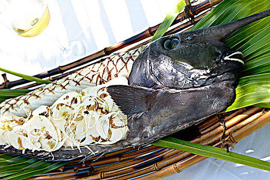 法属玻利尼西亚,烹饪,鱼肉,烧烤