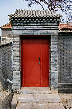 北京市民居小院建筑景观