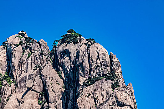 安徽省黄山市黄山风景区天海大峡谷自然景观