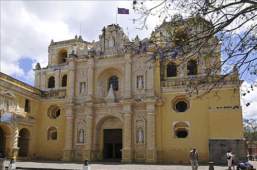 教堂,安地瓜危地马拉,危地马拉,中美洲