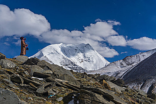 西藏卡诺拉冰川
