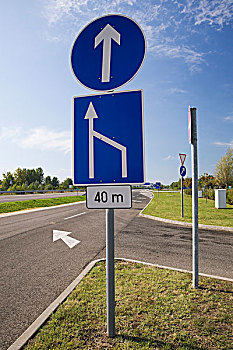 交通标志,公路,进入,巷道,暂停区,匈牙利,欧洲