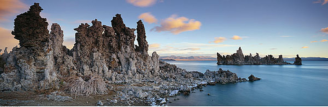 石灰华,岩石构造,莫诺湖,加利福尼亚,美国