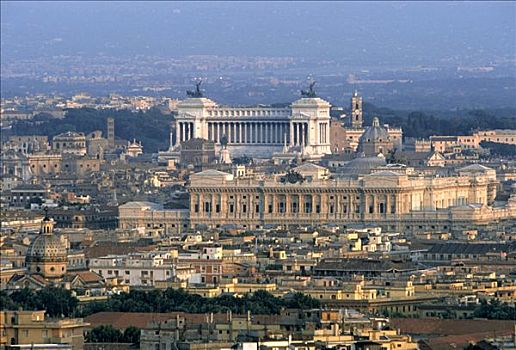 全景,宫殿,执法,国家纪念建筑,罗马,拉齐奥,意大利,欧洲