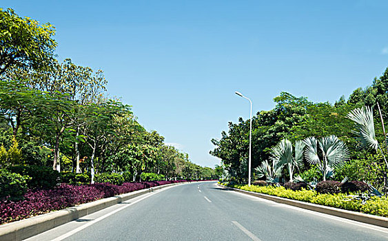 道路,天空,城市