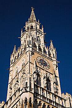 钟楼,玛利亚广场,慕尼黑,巴伐利亚,德国