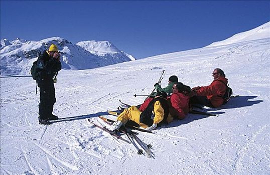 滑雪,雪,冬天,驾驶员,照片,阿勒堡,提洛尔,奥地利,欧洲,山峦,阿尔卑斯山,假日