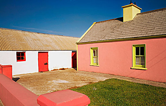 传统,屋舍,南,爱尔兰