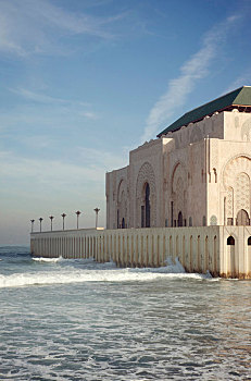 卡萨布兰卡,哈桑二世,清真寺,建筑,摩洛哥