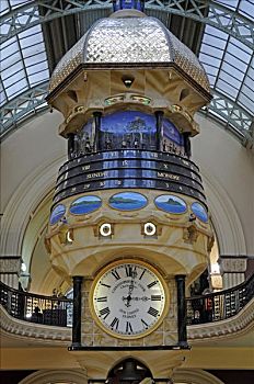 钟表,维多利亚皇后,建筑,悉尼,澳大利亚