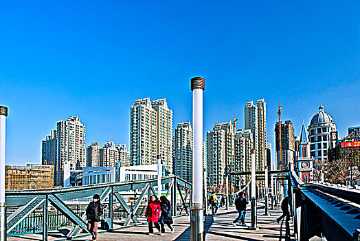 天津海河步行桥
