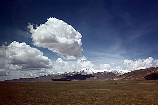 西藏,高原,蓝天,白云,湖水,0057