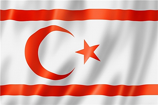 北方,塞浦路斯,旗帜