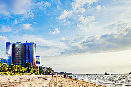 惠州巽寮湾海滩自然风光