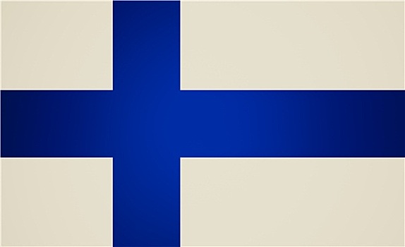 复古,看,旗帜,芬兰
