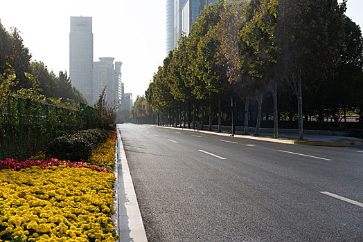 上海南外滩商务区道路
