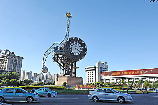 天津,古文化街,世纪钟,火车站,海河