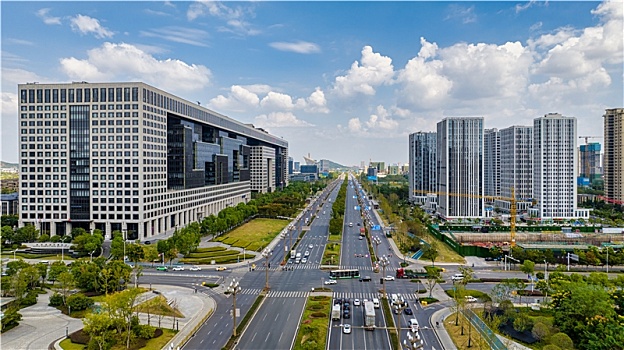 武汉光谷高新大道的中建科技产业园