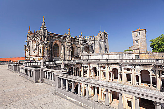 寺院,世界遗产,托马尔,圣塔伦,地区,葡萄牙